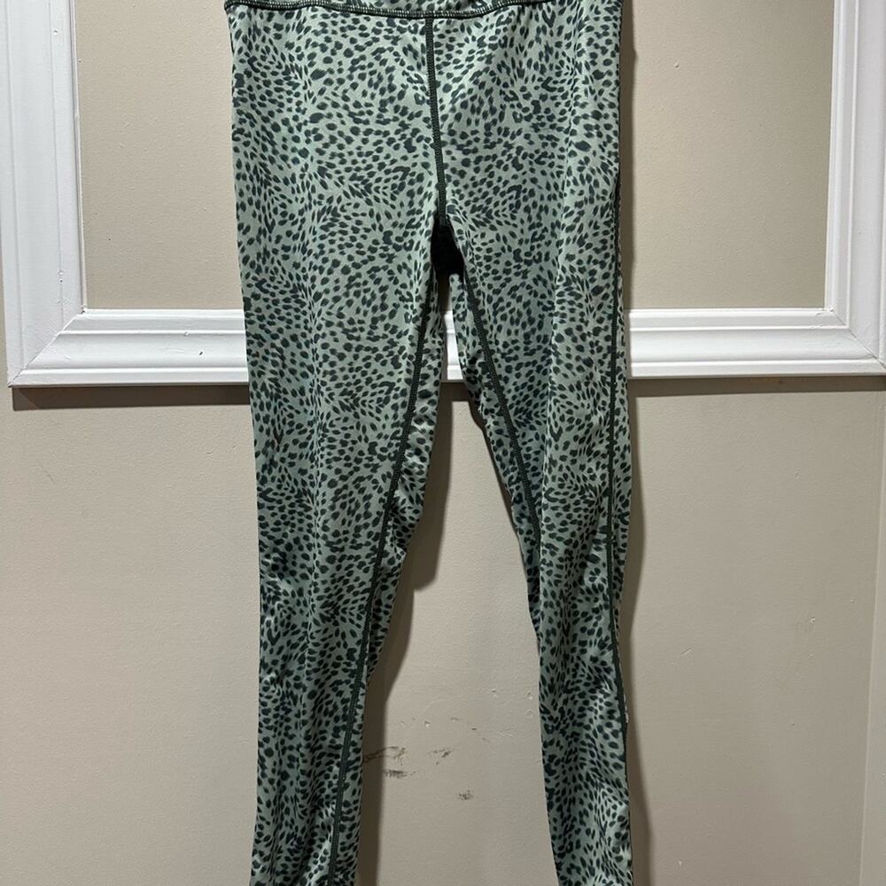 Zella Green‎ Shimmer Leggings with Stretchy Fit